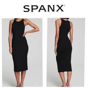 SPANXsmooth™ Jersey Cutaway Shoulder Midi Dress